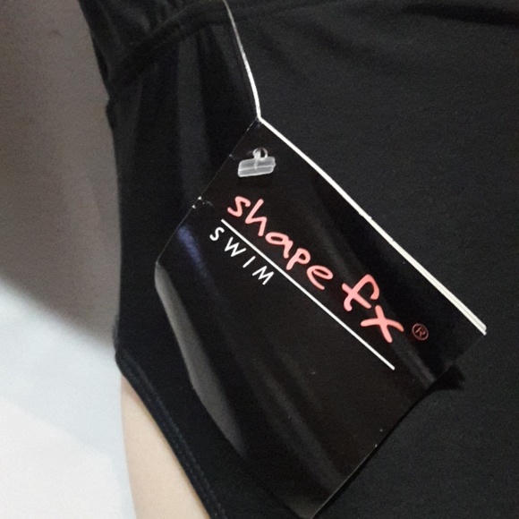 Shape fx Swim black halter 1 piece swimsuit 4 - Picture 5 of 6